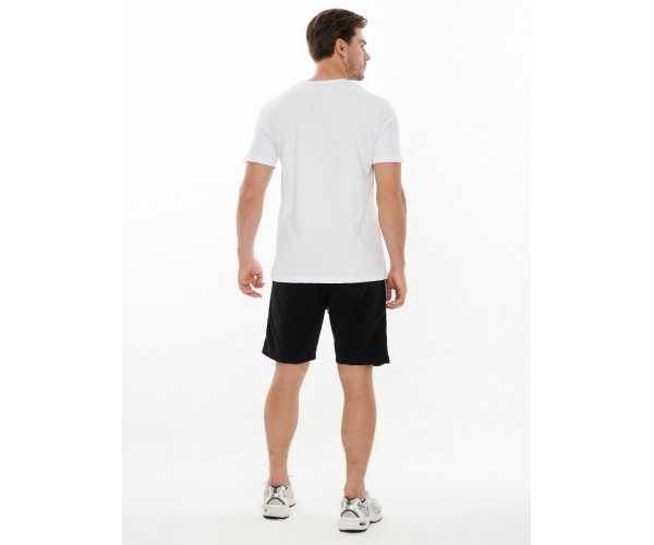 Костюм шорты и футболка черного цвета 223021Ch