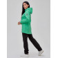 Костюм женский softshell зеленого цвета 02023Z