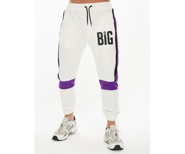 Спортивный костюм трикотажный белого цвета 9156Bl