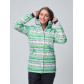 Женская зимняя горнолыжная куртка салатового цвета 1937Sl