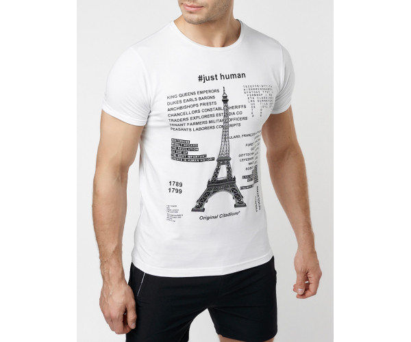 Подростковая футболка белого цвета 220088Bl