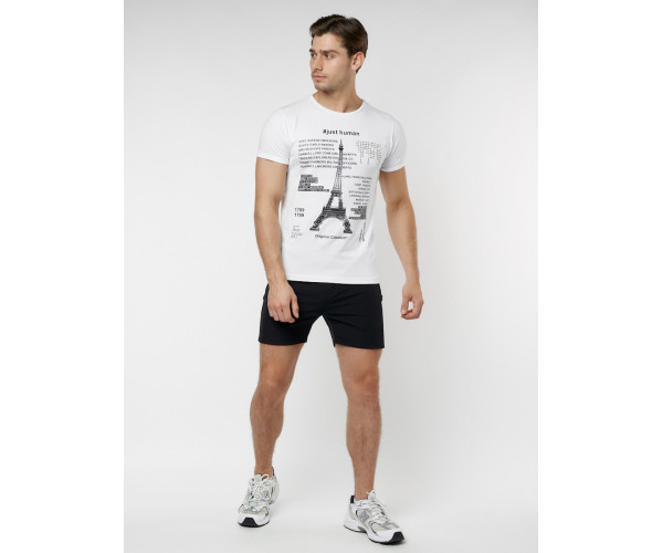 Подростковая футболка белого цвета 220088Bl