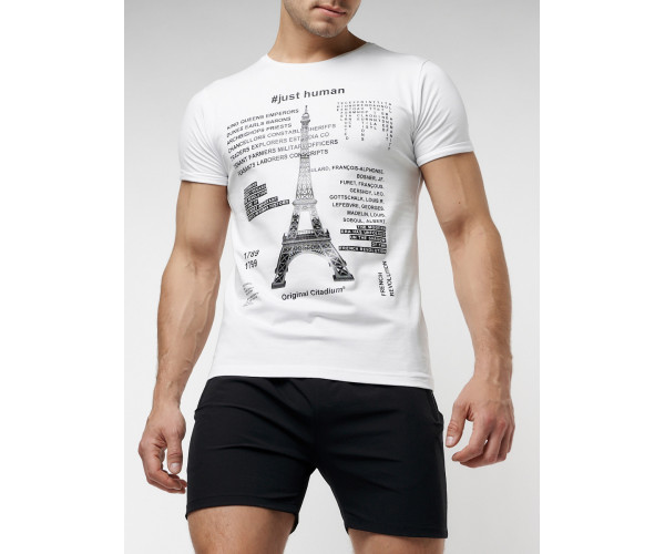 Подростковая футболка белого цвета 220088Bl