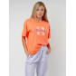 Джоггеры с футболкой персикового цвета 222065P