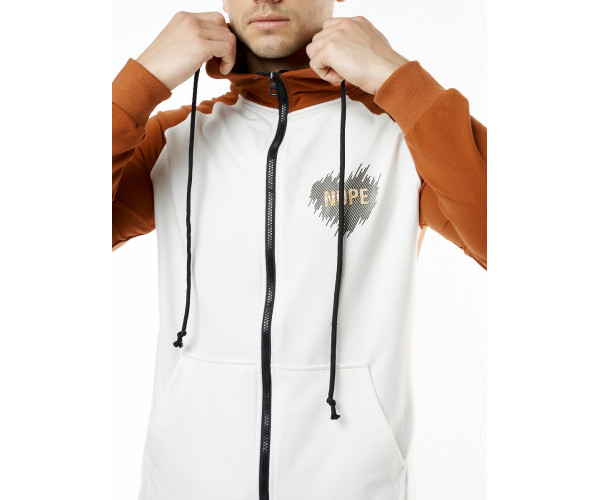 Спортивный костюм трикотажный коричневого цвета 9150K