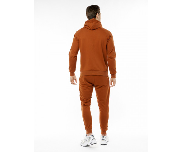 Спортивный костюм трикотажный коричневого цвета 9150K