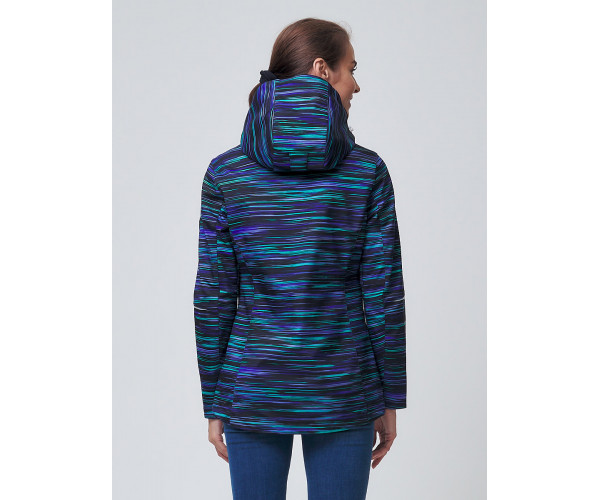 Ветровка  женская темно-синего цвета 2038TS