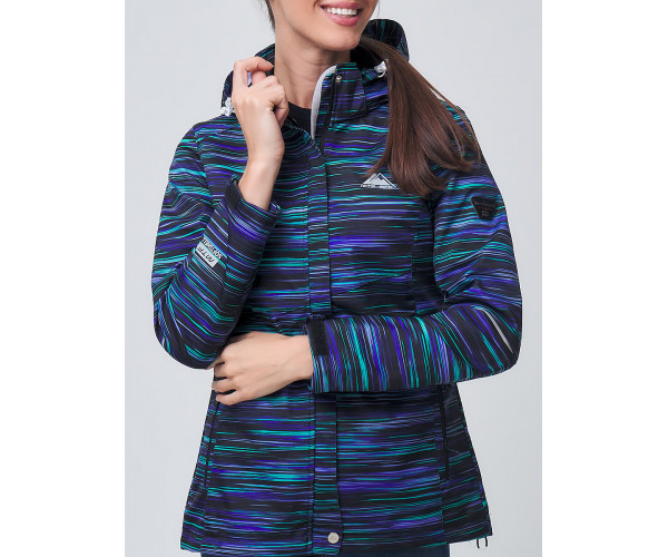 Ветровка  женская темно-синего цвета 2038TS