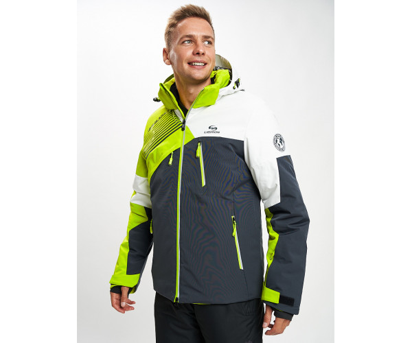 Горнолыжная куртка мужская зеленого цвета 77019Z