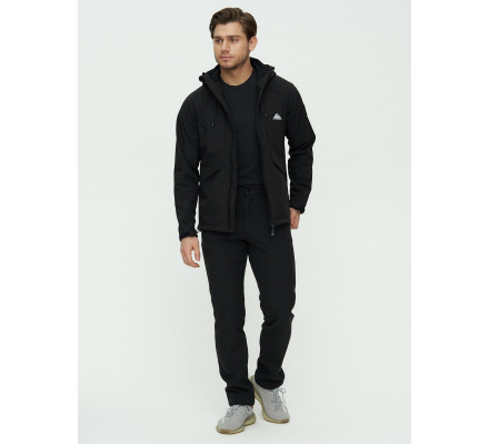 Комплект верхней одежды  черного цвета 02105Ch