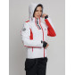 Горнолыжная куртка женская белого цвета 77033Bl