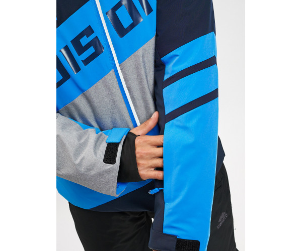 Горнолыжная куртка мужская синего цвета 77022S