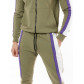 Спортивный костюм трикотажный хаки цвета 9157Kh