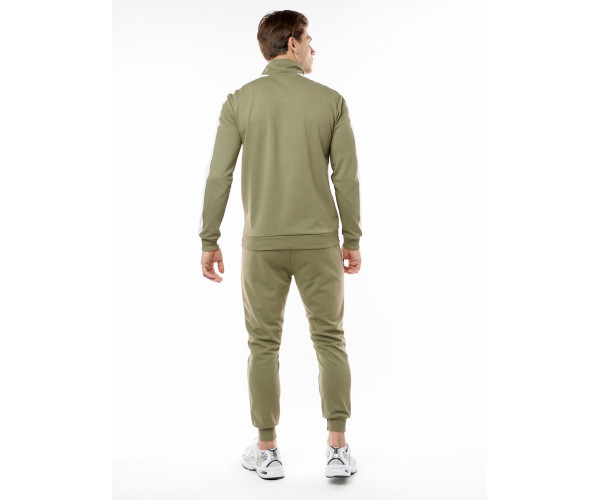 Спортивный костюм трикотажный хаки цвета 9157Kh