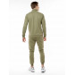 Спортивный костюм трикотажный хаки цвета 9157Kh