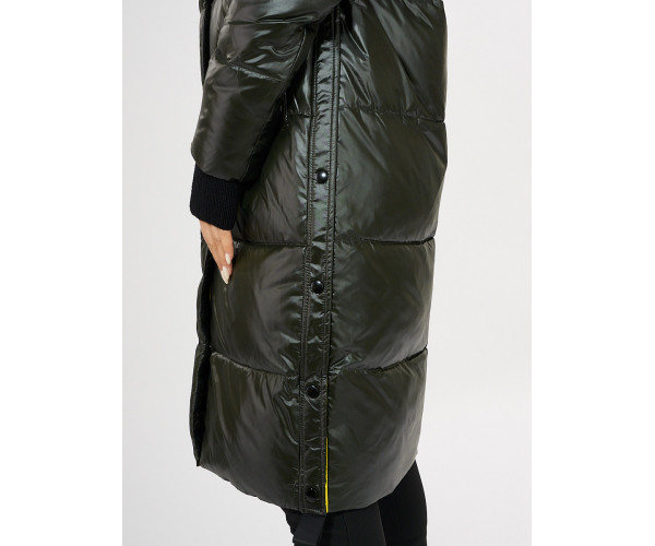 Куртка зимняя темно-зеленого цвета 72101TZ