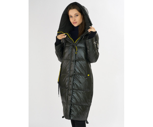 Куртка зимняя темно-зеленого цвета 72101TZ