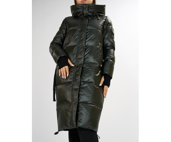 Куртка зимняя темно-зеленого цвета 72101TZ