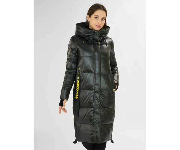 Куртка зимняя темно-зеленого цвета 72101TZ