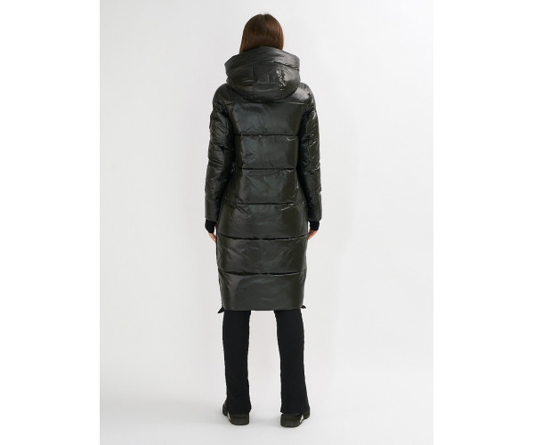 Куртка зимняя темно-зеленого цвета 72101TZ