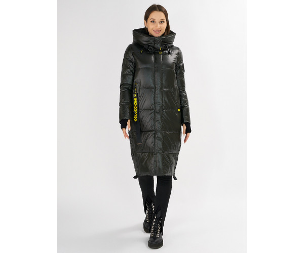 Куртка зимняя темно-зеленого цвета 72101TZ