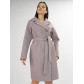 Пальто демисезонное фиолетового цвета 4263F