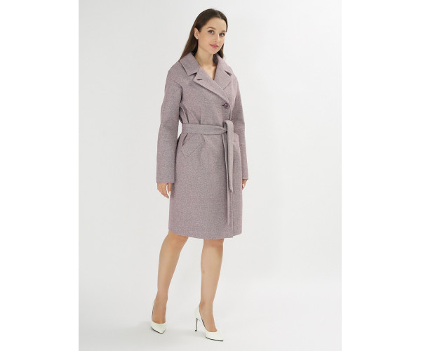 Пальто демисезонное фиолетового цвета 4263F