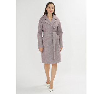 Пальто демисезонное фиолетового цвета 4263F