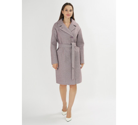 Пальто демисезонное фиолетового цвета 4263F