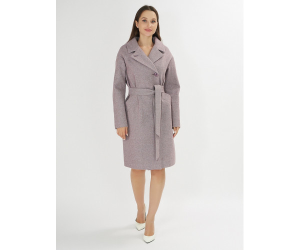 Пальто демисезонное фиолетового цвета 4263F