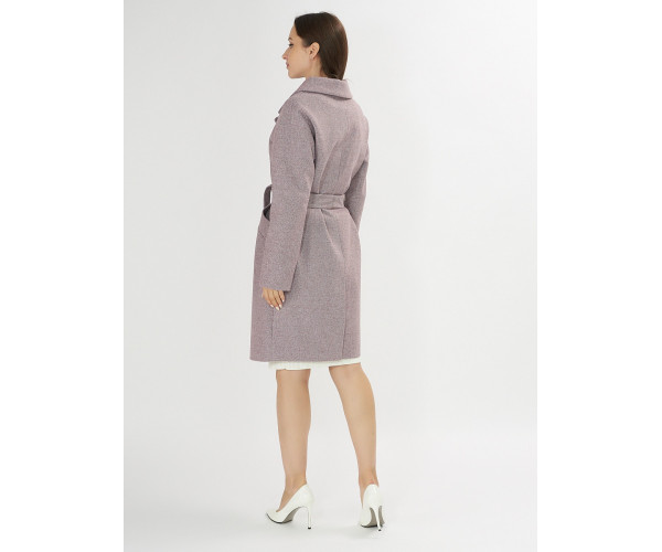 Пальто демисезонное фиолетового цвета 4263F