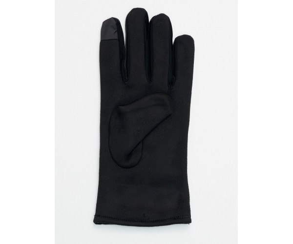 Классические перчатки зимние мужские черного цвета 603Ch