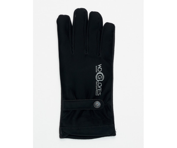 Классические перчатки зимние мужские черного цвета 603Ch