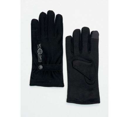 Классические перчатки зимние мужские черного цвета 603Ch