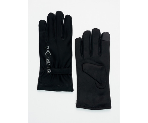 Классические перчатки зимние мужские черного цвета 603Ch