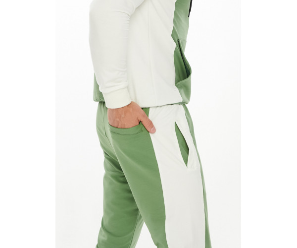 Спортивный костюм трикотажный салатового цвета 9154Sl