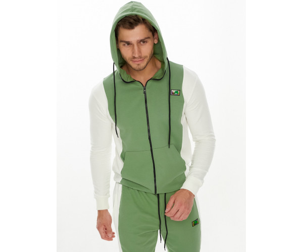 Спортивный костюм трикотажный салатового цвета 9154Sl