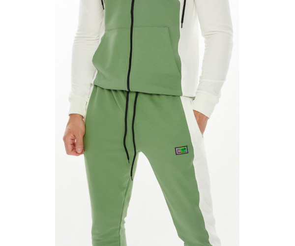 Спортивный костюм трикотажный салатового цвета 9154Sl