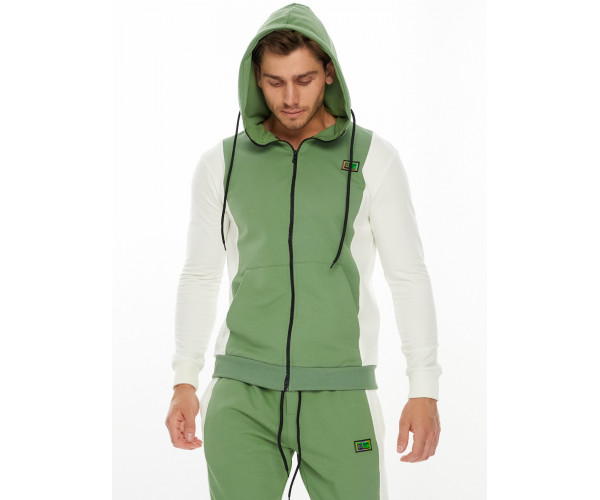 Спортивный костюм трикотажный салатового цвета 9154Sl