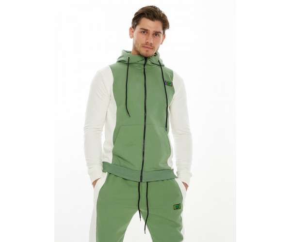 Спортивный костюм трикотажный салатового цвета 9154Sl