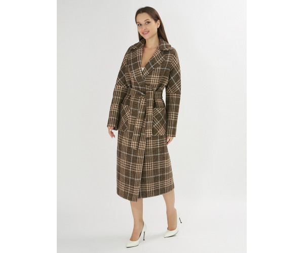 Пальто демисезонное коричневого цвета 40002K