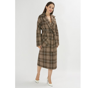 Пальто демисезонное коричневого цвета 40002K