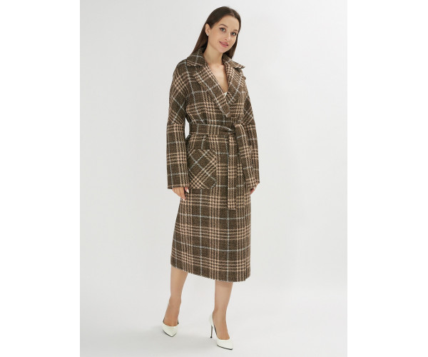 Пальто демисезонное коричневого цвета 40002K