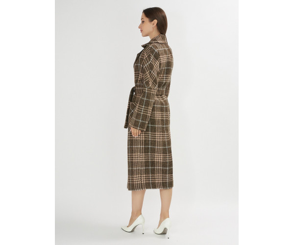 Пальто демисезонное коричневого цвета 40002K