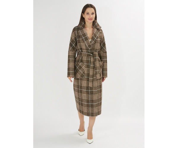 Пальто демисезонное коричневого цвета 40002K