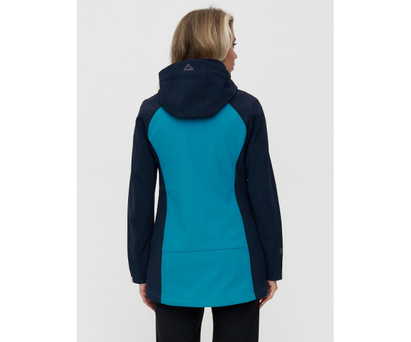 Костюм  женский синего цвета 02030S