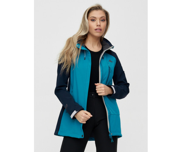 Костюм  женский синего цвета 02030S