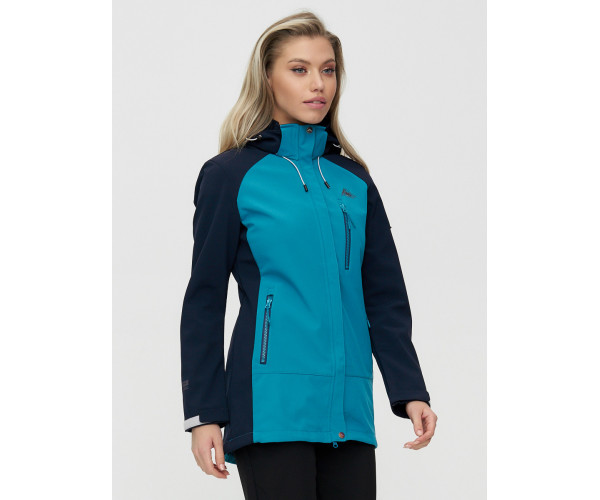 Костюм  женский синего цвета 02030S