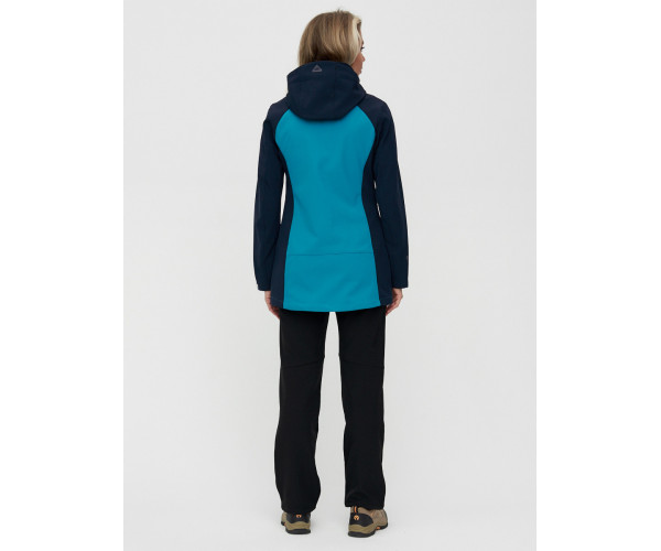 Костюм  женский синего цвета 02030S