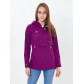 Женский осенний весенний анорак фиолетового цвета 1914F